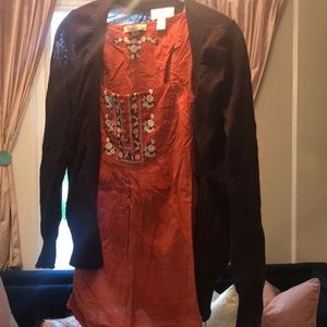 Free LOFT cardigan with Tunic Purchase